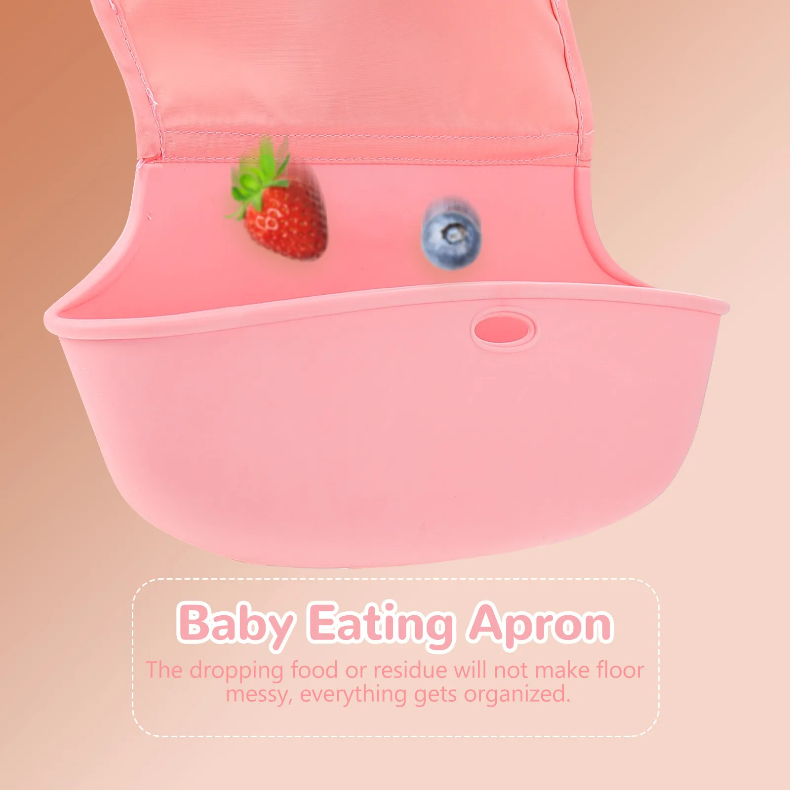 

1Set Baby Waterproof Soft Bib Portable Adjustable Baby Eating Bib Washable Infant Apron Toddler Feeding Clothes Protector