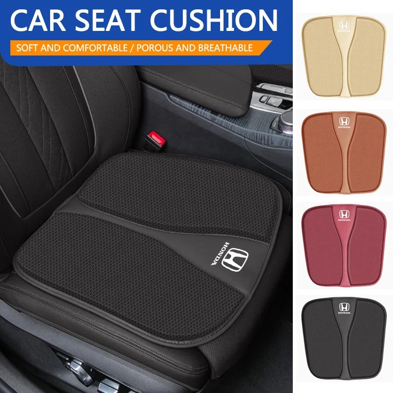 

Breathable Car Seat Cushion Non-Slip Soft Comfortable Auto Seat Pad Protector For Honda civic accord jazz pilot CRV odysse city