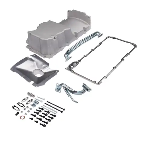 AP02 Front Wet Sump Retrofit Engine Oil Pan for Chevy LS LS1 LS2 LS3 LSX V8 4.8L 6.2L 81076 NEW