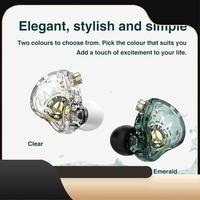 TRN MT1 In-Ear Wired Headphones 2Pin 3.5Mm HI-FI Dynamic Hanging Ear Running Subwoofer Sports Noise Cancelling Headphones-T44C