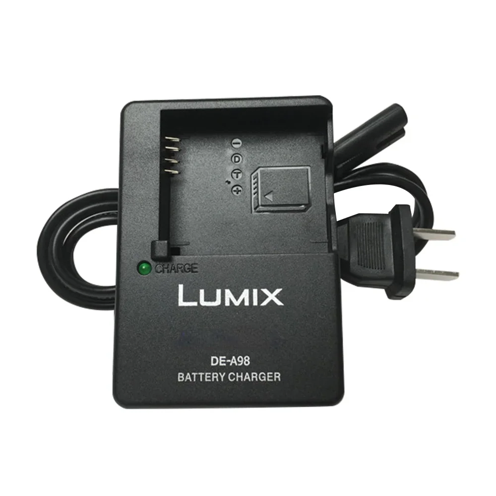 `A98 Charger for Panasonic DMC-GF3 GF3GK GF3X GF5 GF5GK S6K GF6 GX7 LX100 LX100GK GX85 ZS110 DMC-ZS110GK Camera Charger DE-A98