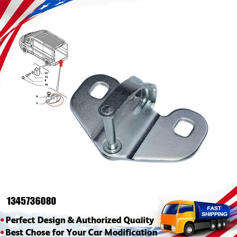 For Fiat Ducato Peugeot Boxer Citroen Relay 2006-2014Car Bottom Tailgate Hook Lower Rear Door Striker Catch Latch 1345736080