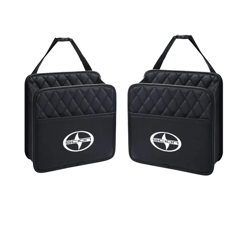 Car Multifunctional Leather Storage Box Place Water Cup Creative Portability For Toyota scion XA XB XD IQ TC Car Accessories