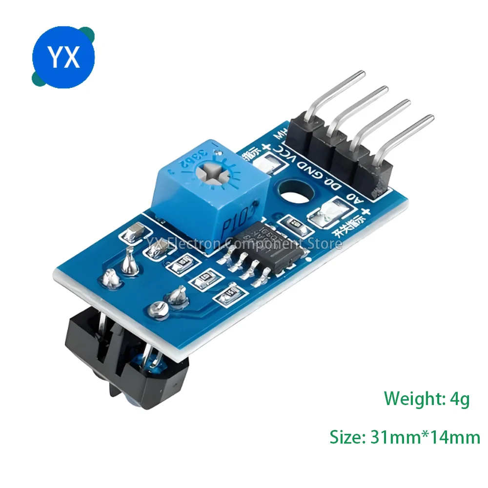 10pcs Tracking Sensor Trace Module TCRT5000 and 10pcs 2-Way DC Motor Driver Module Dual H-Bridge Stepper Motor Mini L298N