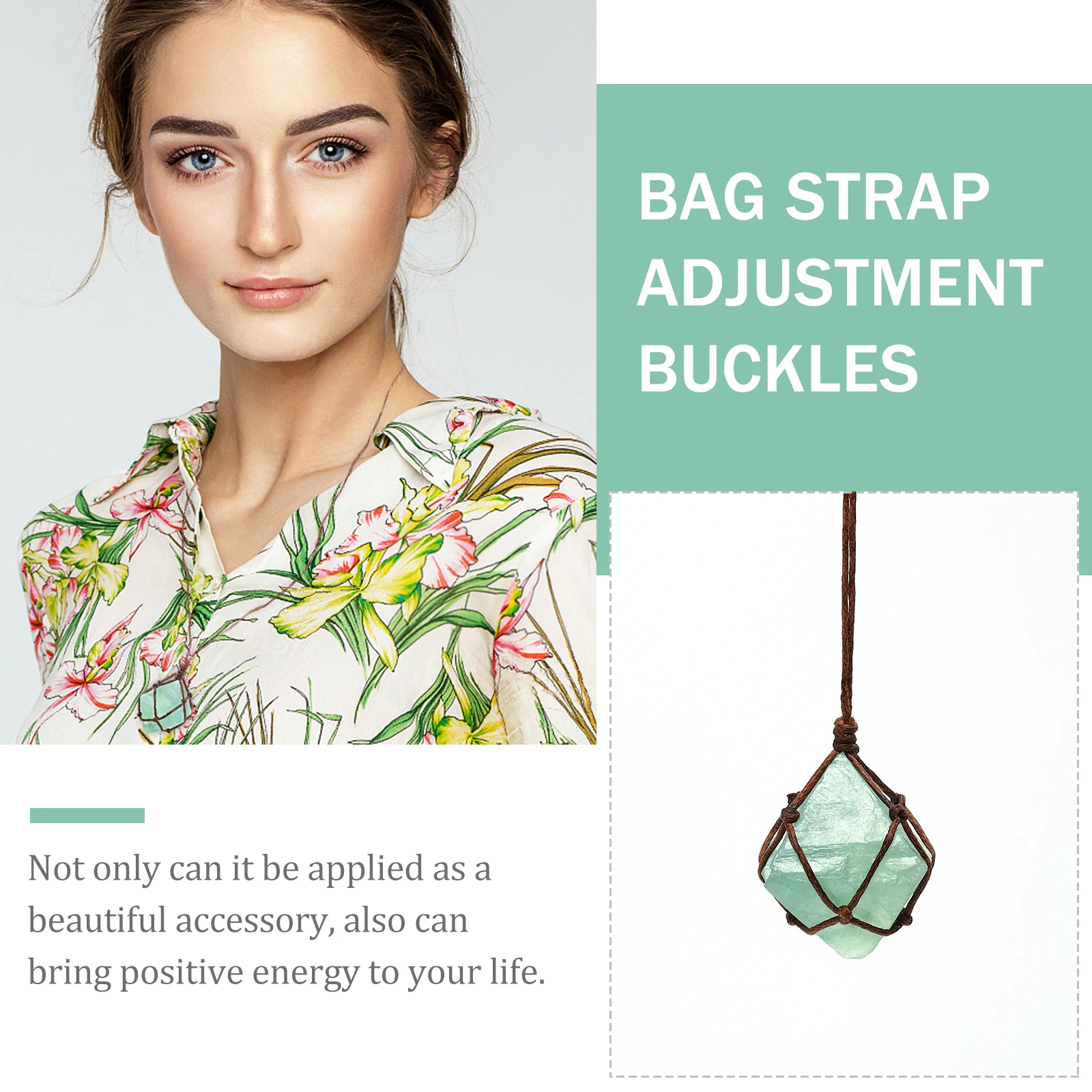 

Green Fluorite Pendant Natural Crystal Necklace Wire Wrapped Raw Stone Jewelry Gift For Chakra Balance