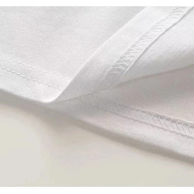 تي شيرت عصري جديد لعام 2025 للرجال بلوزة فضفاضة ومريحة بأكمام قصيرة ورقبة دائرية للرجال #2