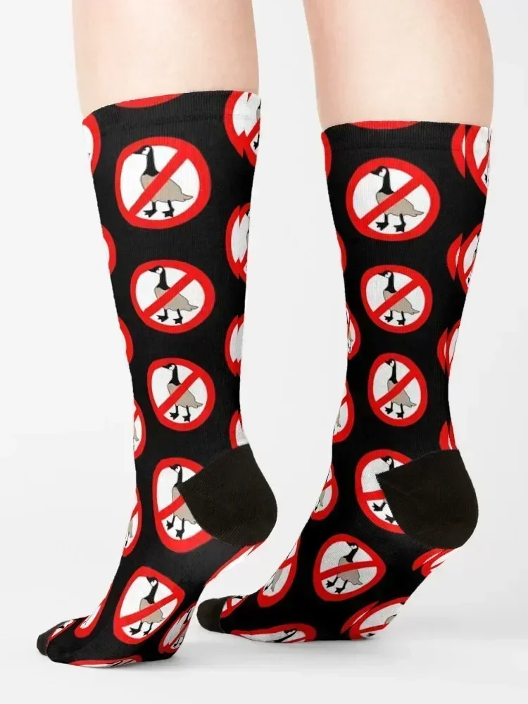 No Canadian Geese Goose No Geese Allowed Socks designer Stockings man Children's kids Designer Man Socks Women's