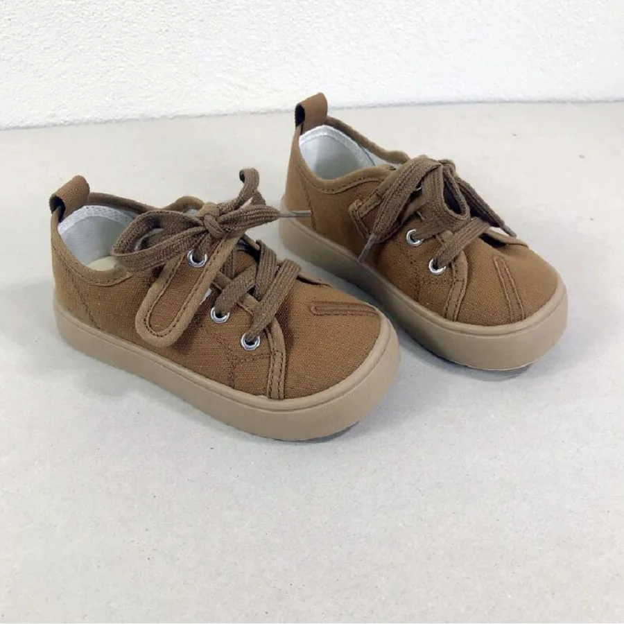 

Children's Canvas Shoes 2024 Autumn New Kindergarten Leisure Shoes for Small and Medium Children Soft Sole Baby Walking Shoes