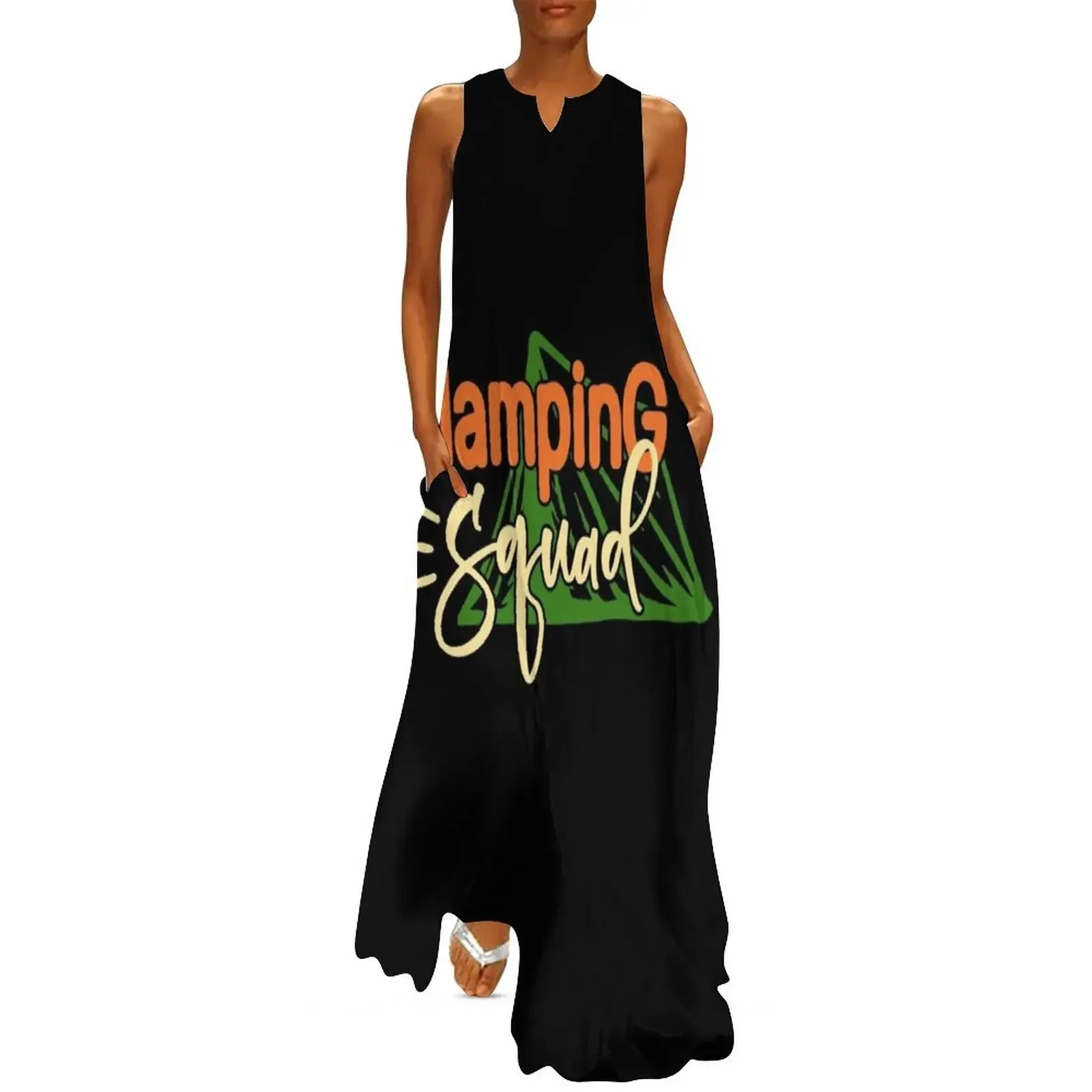 

Glamping squad Long Dress bandage dress evening dress long women summer summer
