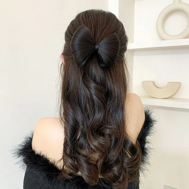 

Bow Design For Women's Hair Clip Korean Fashion Cute Sweet Style Wedding Party Gift Vacation Side Clip Women's Hair Accessories