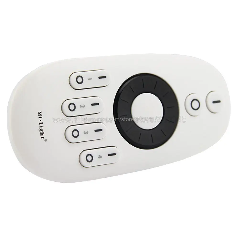MiLight FUT006 FUT007 2.4GHz 4 Zone Rotating Wheel/Button RF Touch Remote Wireless for MiBoxer Single Color CCT Controler Lamp