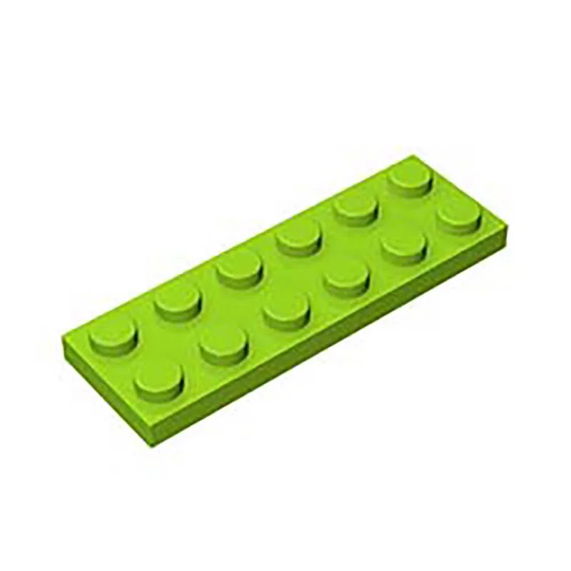 Pièces de blocs de construction compatibles MOC, plaque 3795, 2x6, accessoires d'assemblage, remplaçable, changement, cadeau de bricolage, jouet pour parents, 10 pièces