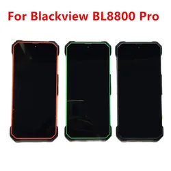 Original For Blackview BL8800 Pro Cell Phone 6.58'' LCD Display Assembly Digitizer With Frame+Touch Screen Panel+Receiver FPC