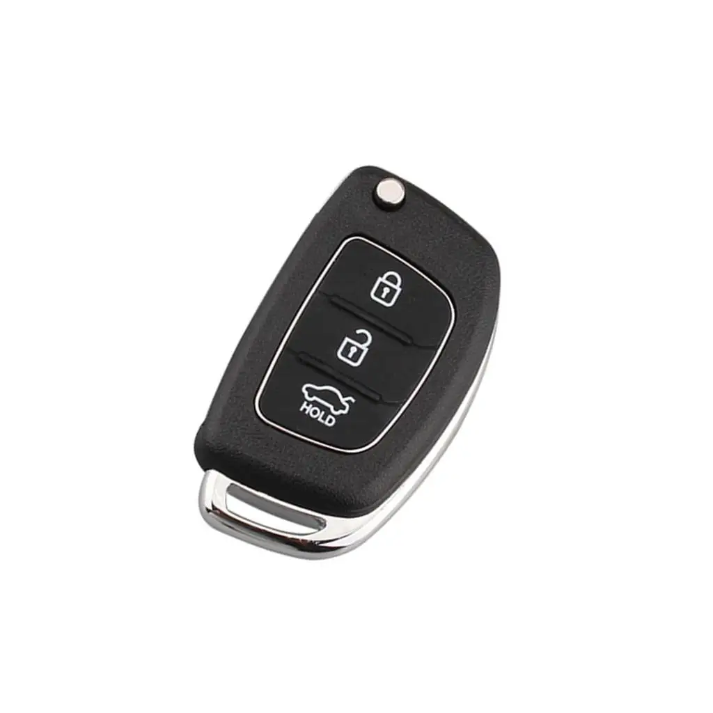 Folding Flip Remote Key Case Fob Cover for Hyundai ix35 ix45 Series