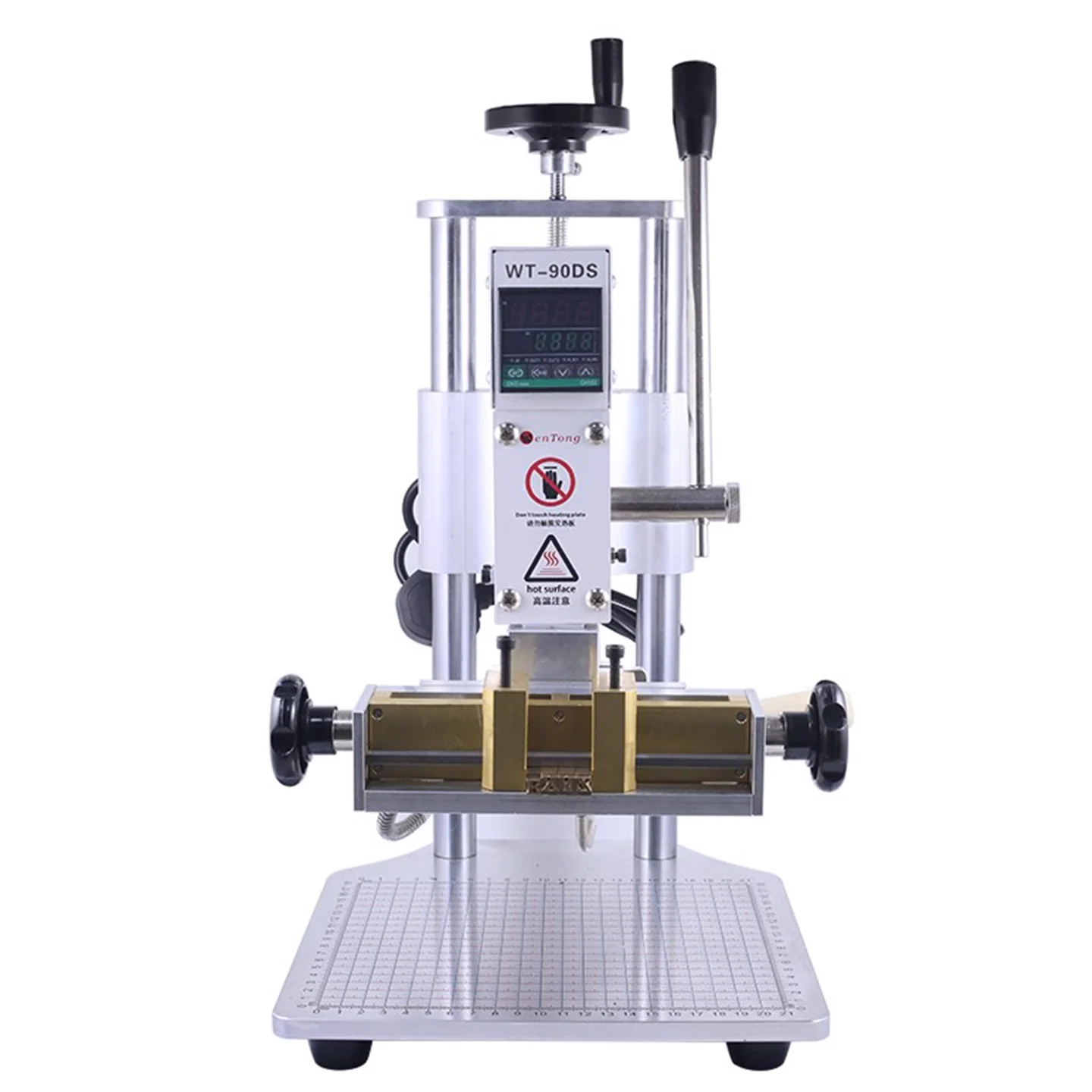Quick Changeable Die Cutting Leather Paper Label Stamping Machine Hot Stamping PU Stamping Machine