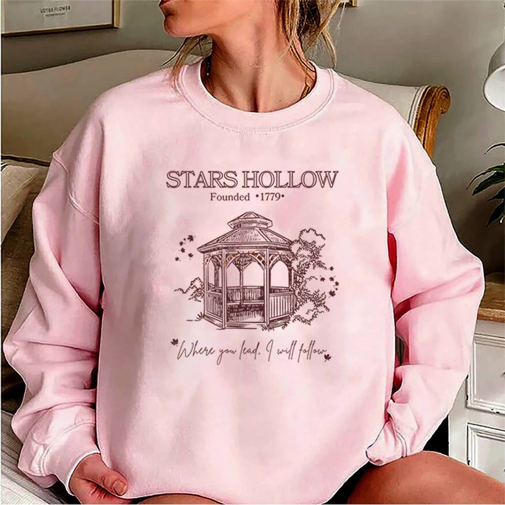 Tv Show Gilmore Girls Sweatshirt Stars Hollow Hoodie Luke\'s Diner Coffee Lover Sweater Retro Dragonfly Inn Crewneck Sweatshirts