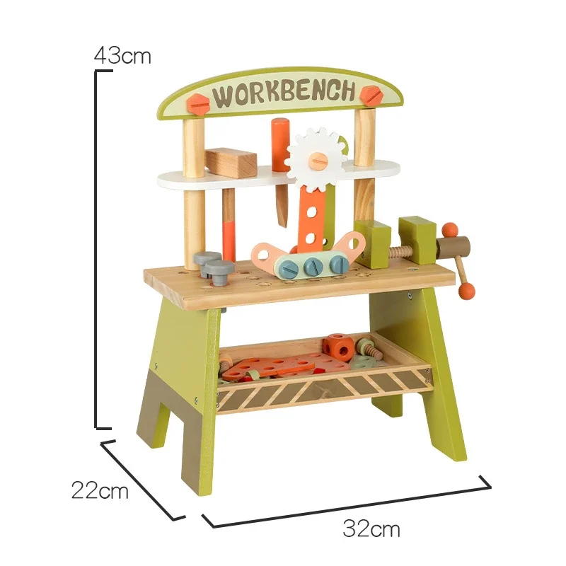 Diy montessori matemática brinquedo de madeira multifuncional aparafusamento ferramenta montagem mesa casa bonecas acessórios blocos construção jogos tabuleiro ocupados