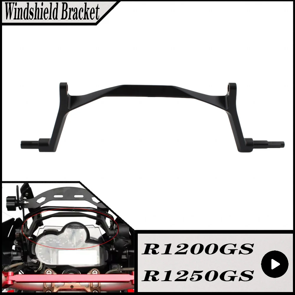 CNC Aluminum Windshield Bracket For BMW R1200GS 2013-2019 R1200GS R1250GS Adventure 2014-2024
