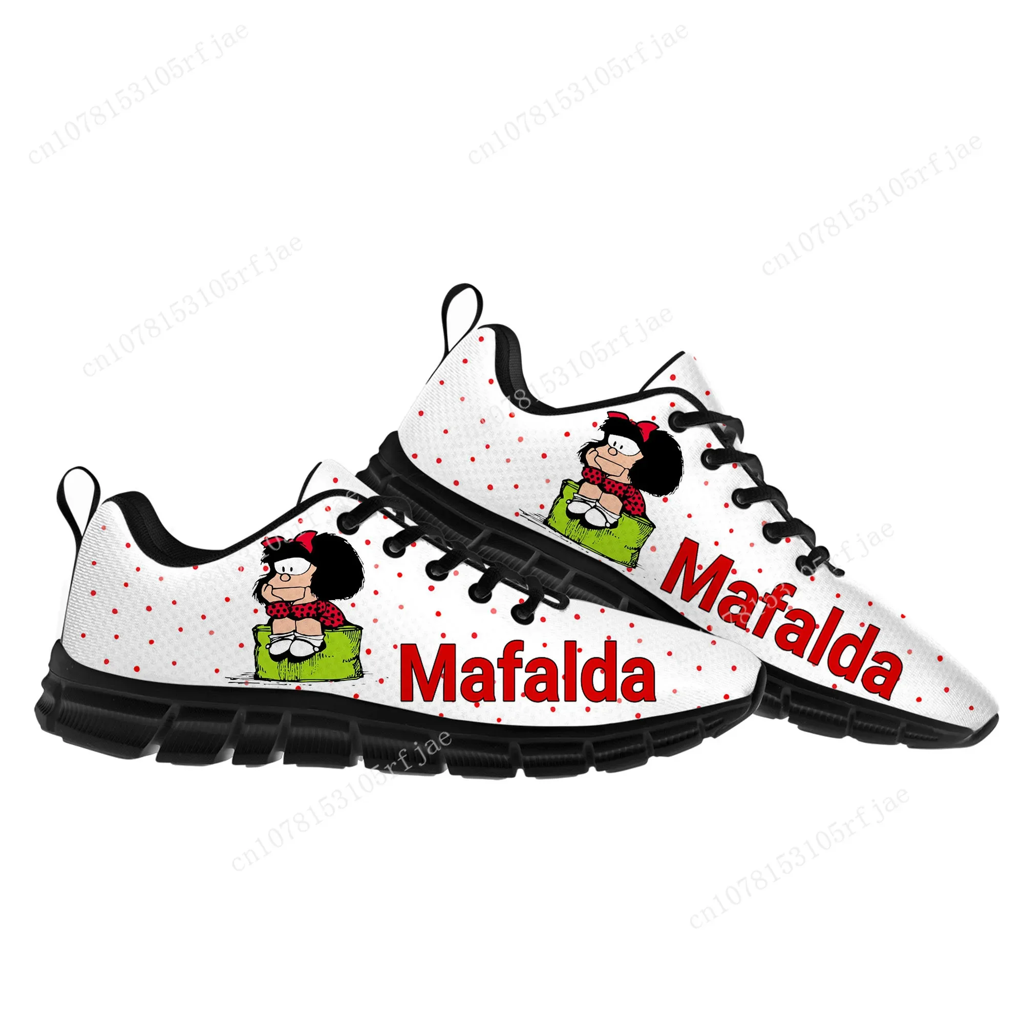 Hot  Cartoon Mafalda Sports Shoes Mens Womens Teenager Children Custom Sneakers Fashion High Quality Sneaker Custom Built Shoes