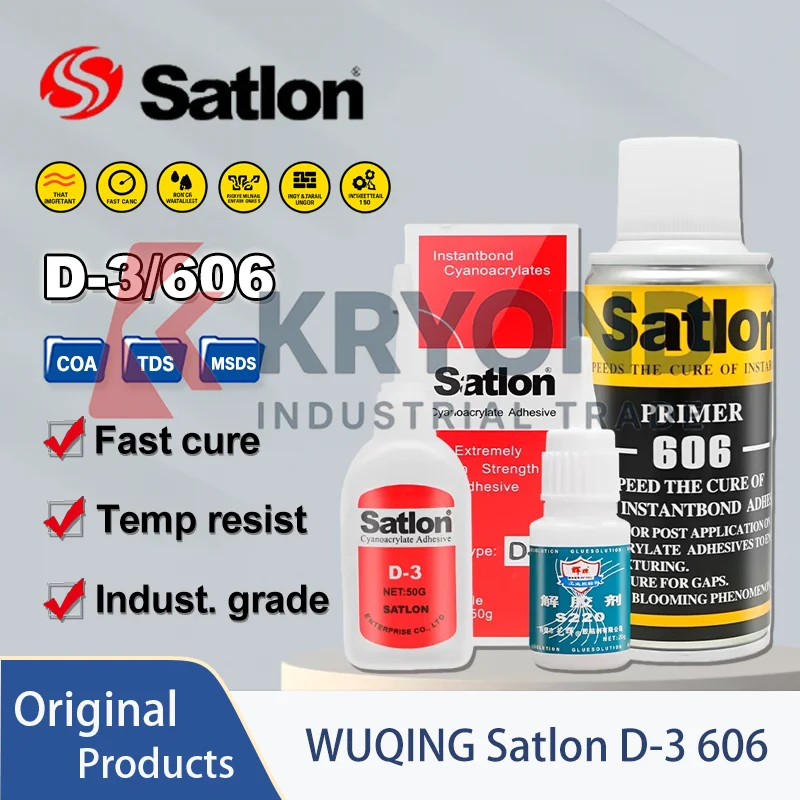 WUQING Satlon D-3 606 Mastic de résine époxy thermocollant à haute température pour composants électriques et applications industrielles