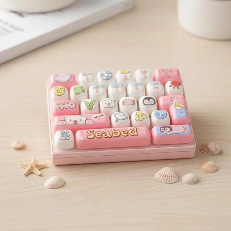 26-Tasten-Tastatur-Schlüsselanhänger, Stressabbau-Spielzeug, Kreatives Geschenk, Taschenanhänger – Detail 7