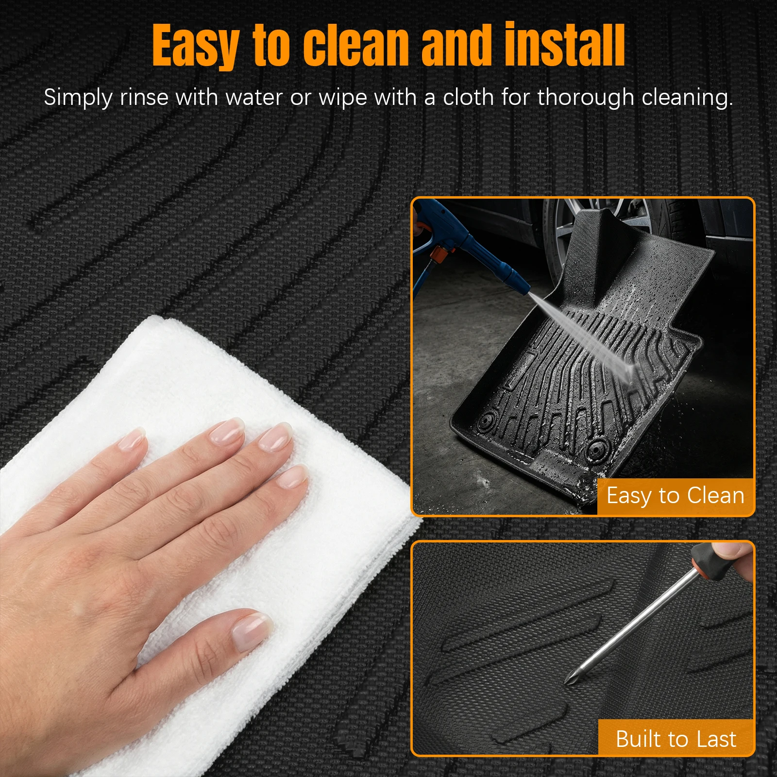 

Всепогодные коврики TPE, защитные накладки на спинки сидений и багажник для Mazda CX-5 2017-2025, аксессуары