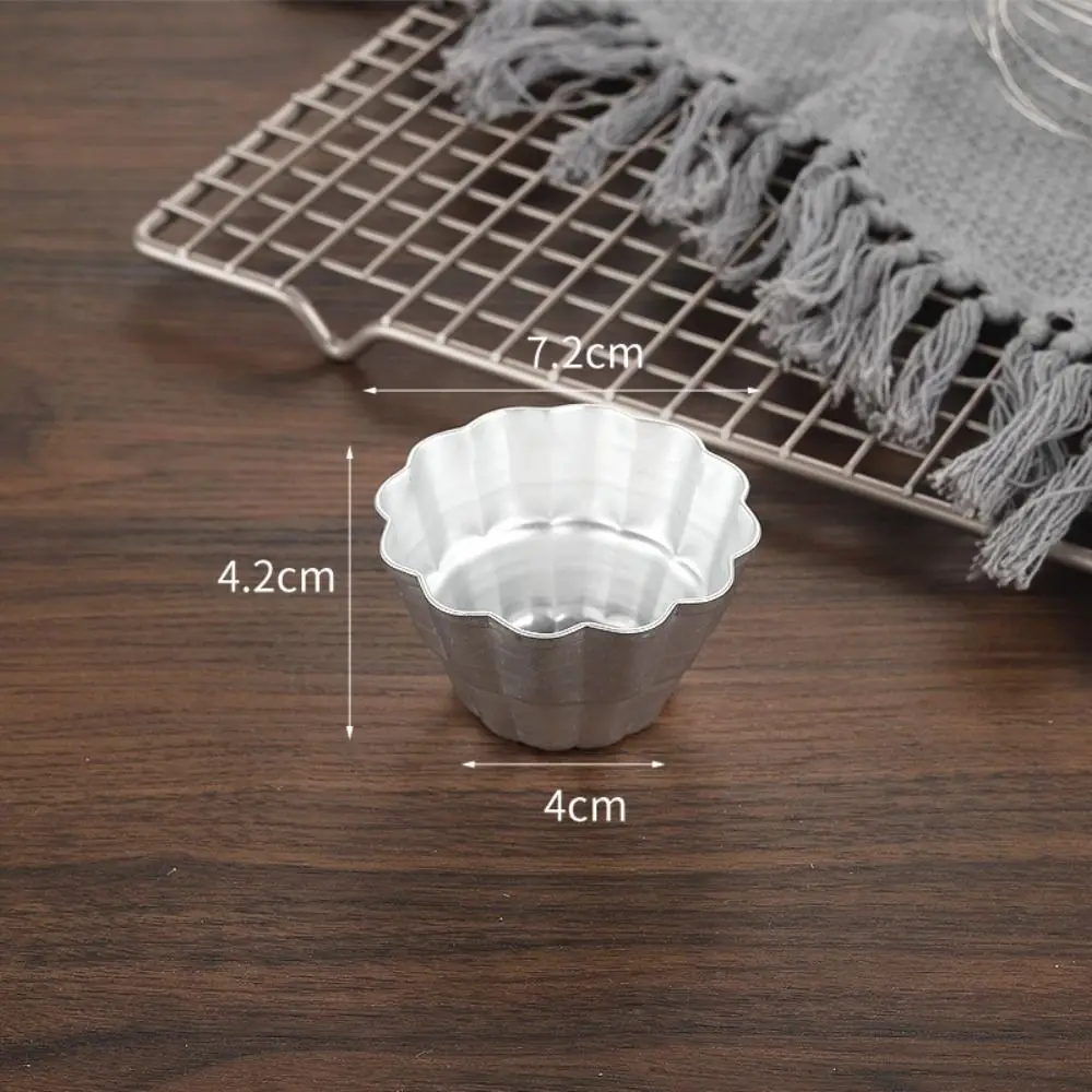 

Fashion Aluminum Alloy Pudding Cup Mold Fast Heat-Up Mini Jelly Mold Non-stick Baking Mold Kitchen