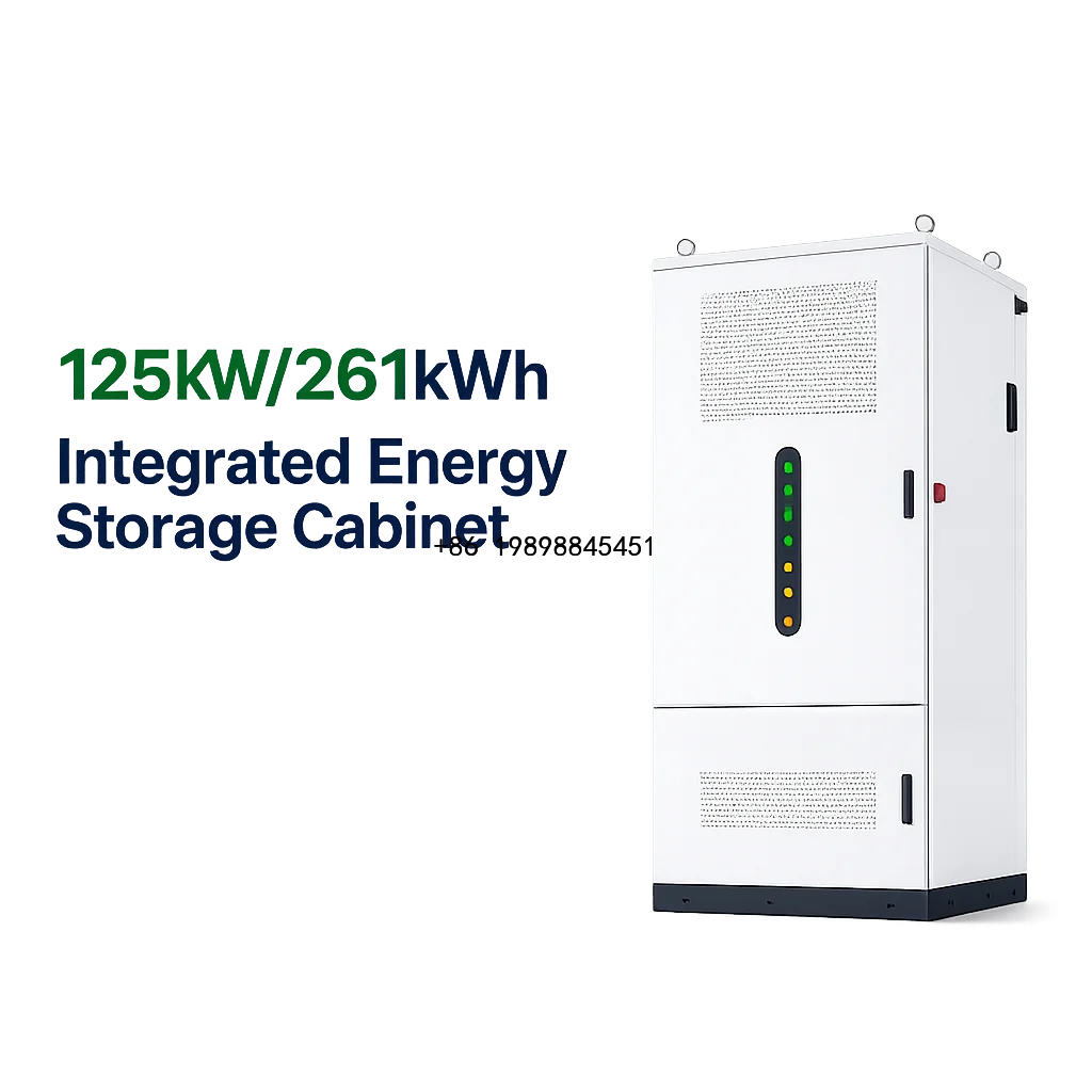 Solar Energy System C & l Battery Storage Industrial ESS Cabinet All-In-One 125KWh 261kWh LiFePO4 off Grid