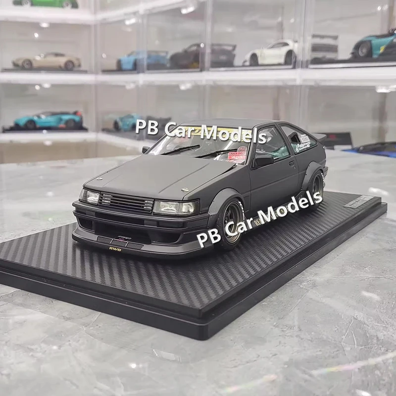 IG AE86 RWB Wide Body Simulation Resin Car Model Collection Decoration Gift 1 18 Gift