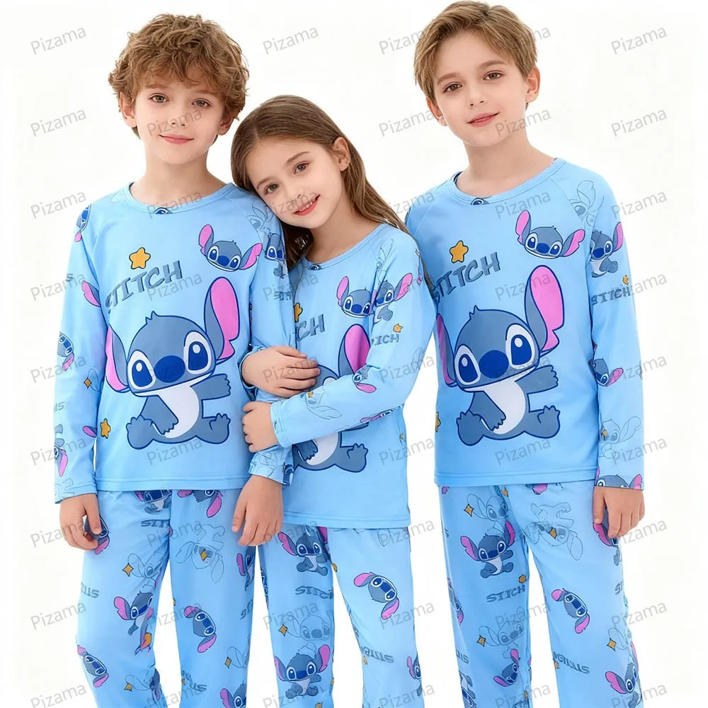 أطقم بيجامات ديزني للأولاد ميكي ماوس بيجامات للأطفال بيجامات للمراهقين هدايا عيد الميلاد ملابس منزلية ملابس نوم #2