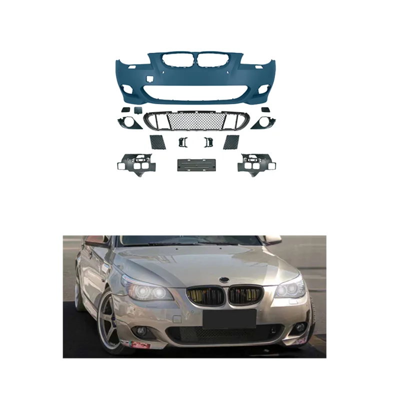 

Совершенно новые комплекты кузова по заводской цене высокого качества для Bmw 5 серии E60 2004-2010, обновление переднего и заднего бампера M Tech