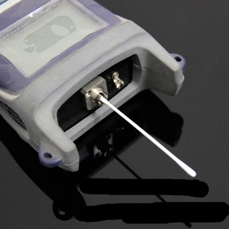 

25PCS/bag fiber optic cleaning Sticks rod SC FC LC MU ST HU3Y-340 2.5MM Fiber Optic Connector Cleaner Cotton swab