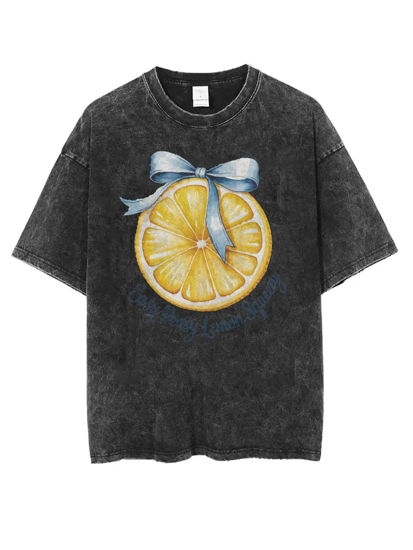 تي شيرت أسود مغسول برقبة دائرية مريح وفضفاض مناسب بطباعة الهالوين الأكثر مبيعًا ملابس شتوية غير رسمية للنساء والرجال