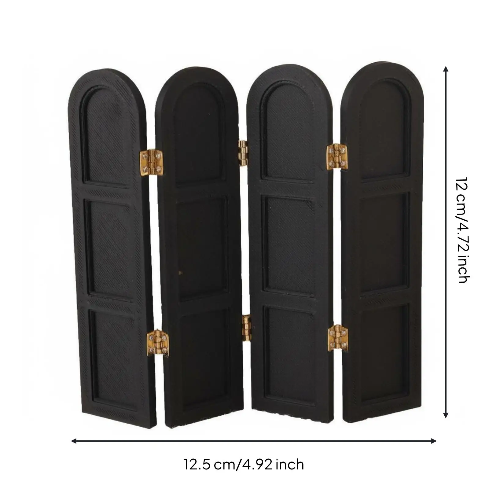 Dollhouse Folding Screen Foldable Miniature Folding Screen DIY Room Divider for Kids, Pretend Play