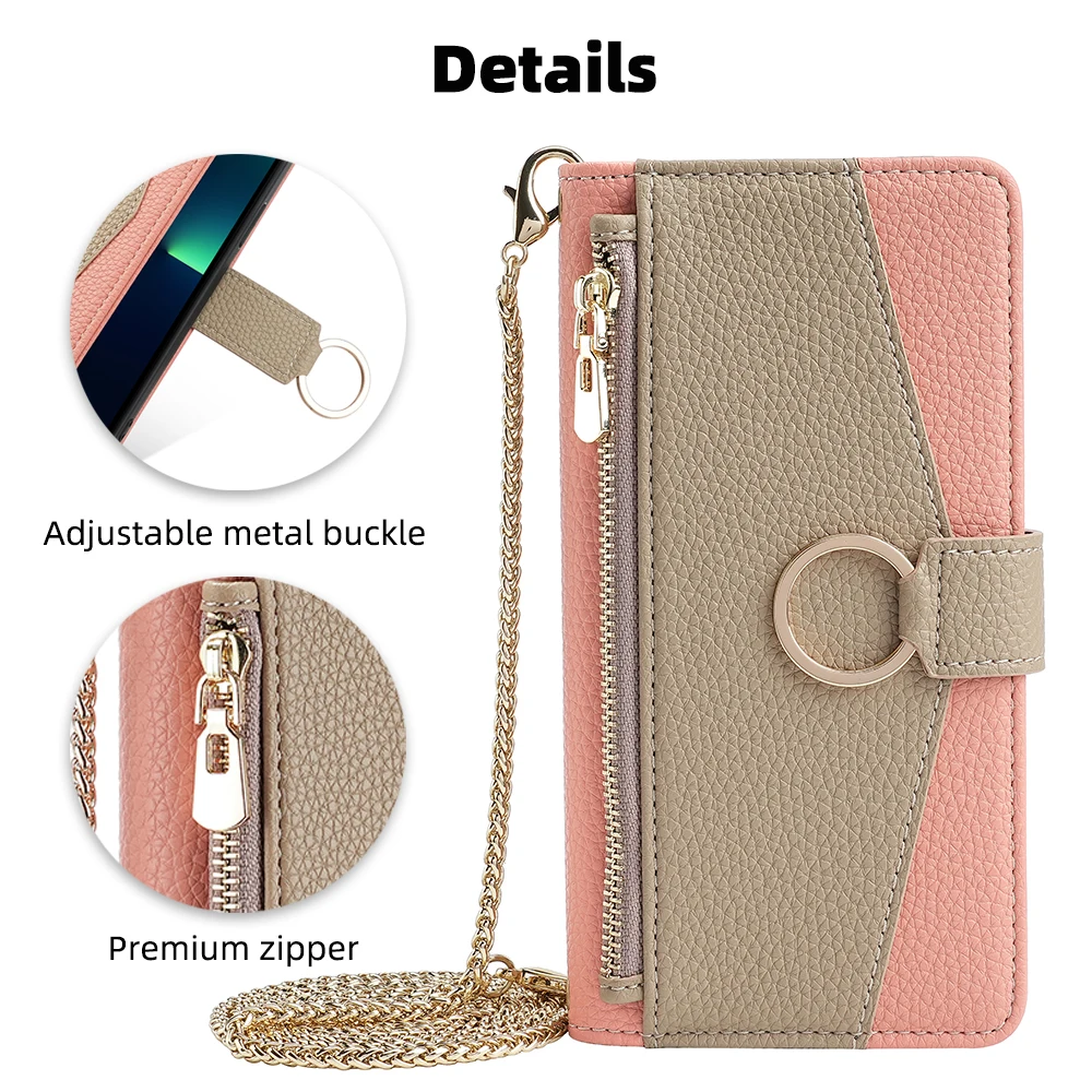 For Fujitsu Arrows We2 Plus/F-51E Case New Fashion Mobile Phone Shoulder Bag Case Funda cover Crossbody Bags for Women