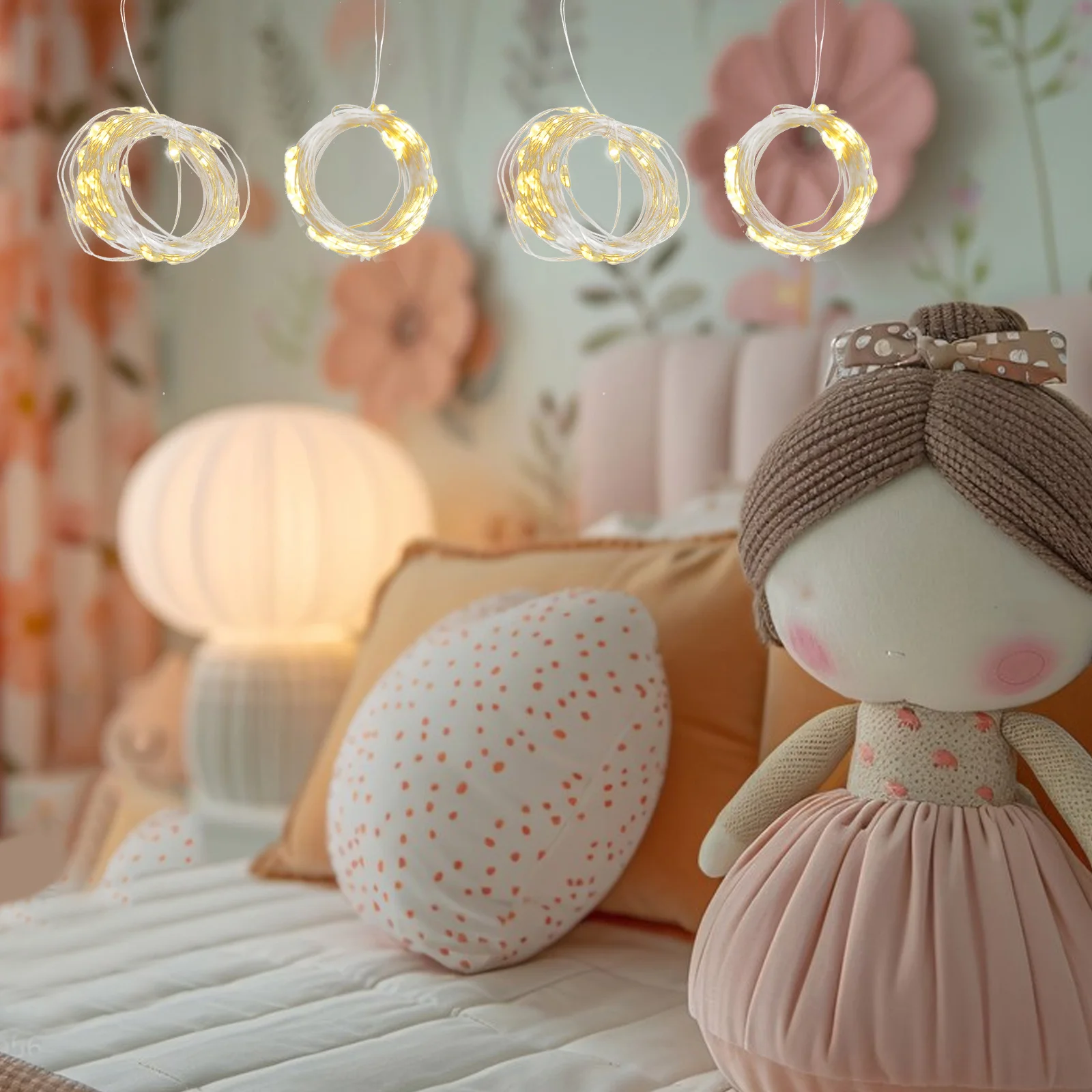 

1Set LED Fairy String Lights Bedroom Decorative Curtain Lighting Romantic Indoor Wedding Party Festival Lighting