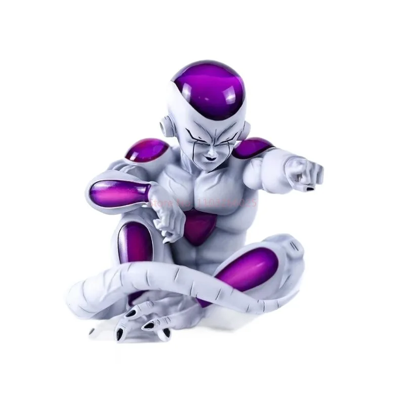 Dragon Ball Periferiche Super Saiyan Villain Legion Fc Frieza Seduta Posa Modello in scatola Figura Decorazione del desktop