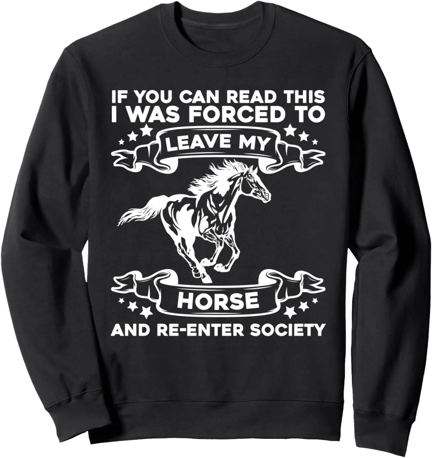 Horse Riding - Horseback Rider Horses Sweatshirt