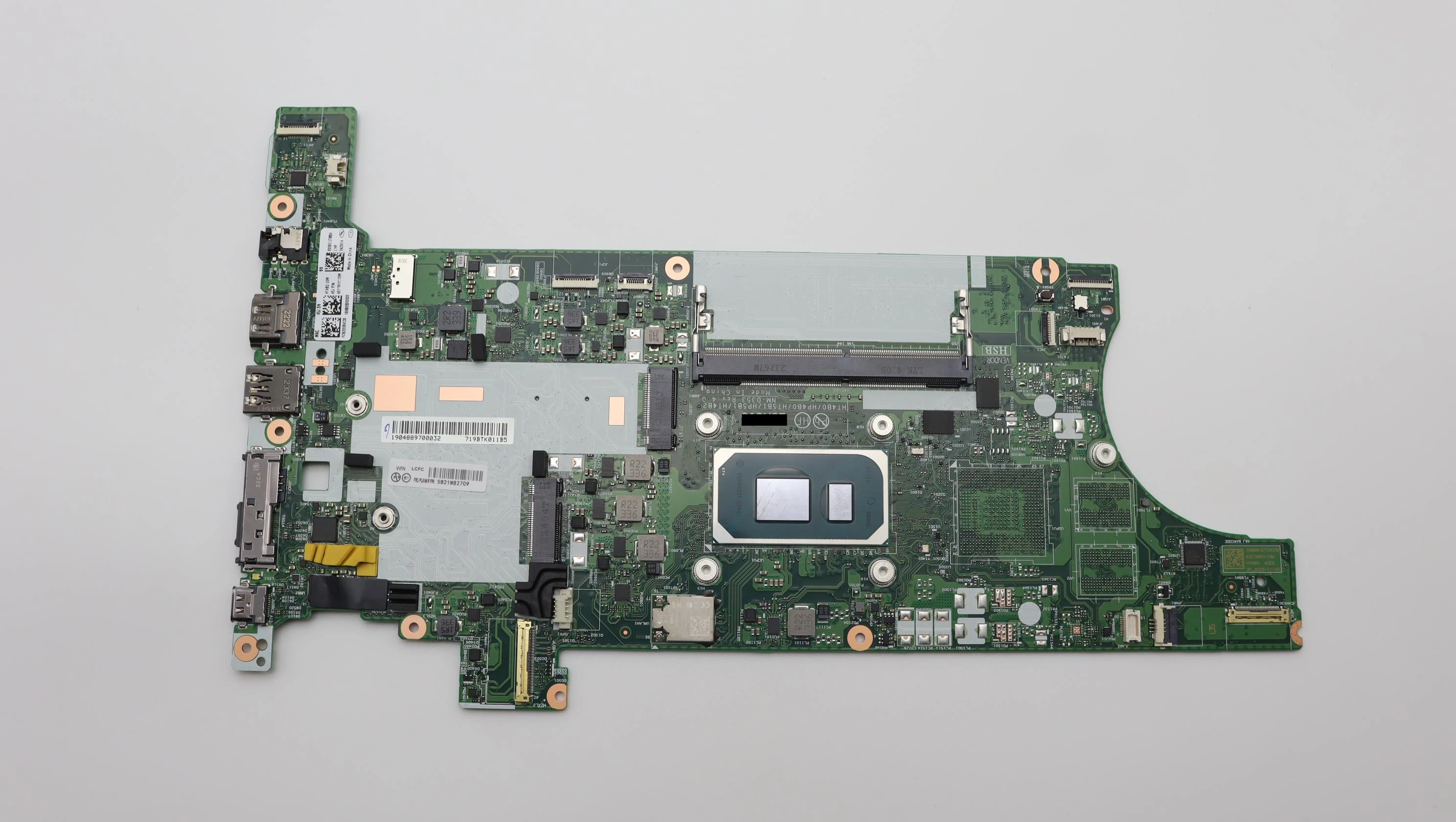 5B21M82709 5B21J08308 For T14 Gen 2 Laptop motherboard i7 1165G7 16G NM-D353