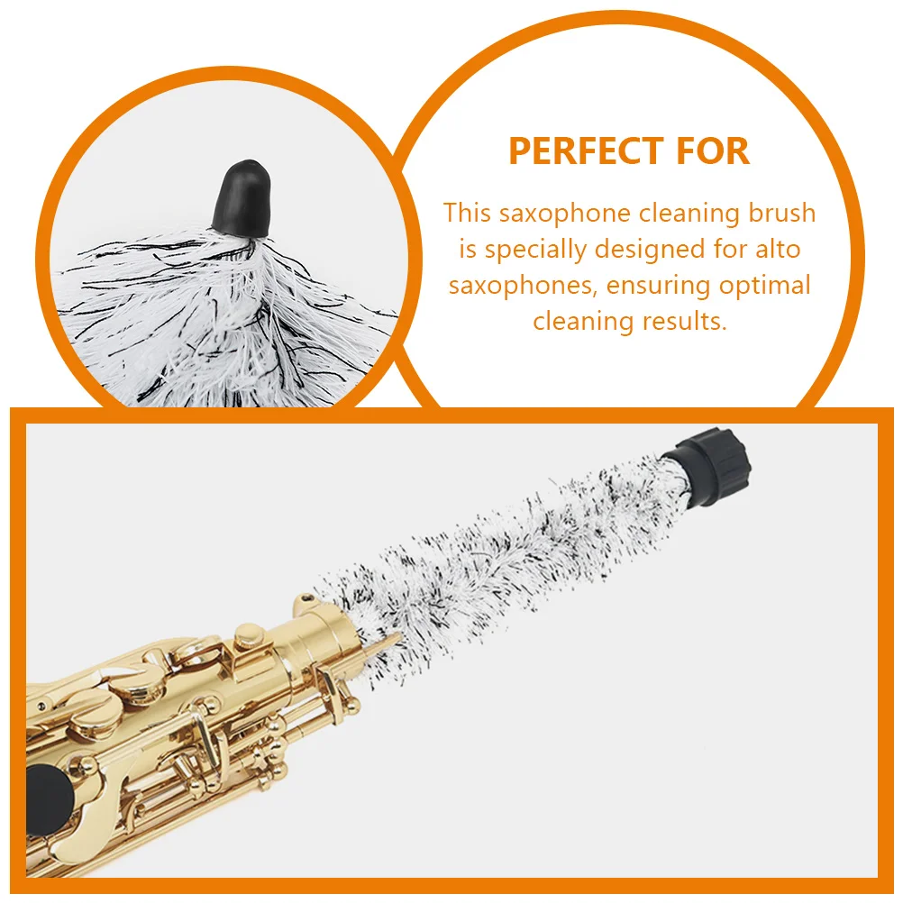 

Sax Cleaning Brush Saxophone Kit Tenor Accessories Alto Pad Saver Kits Metal Cleaner Mouthpiece Repair Tools Cloth