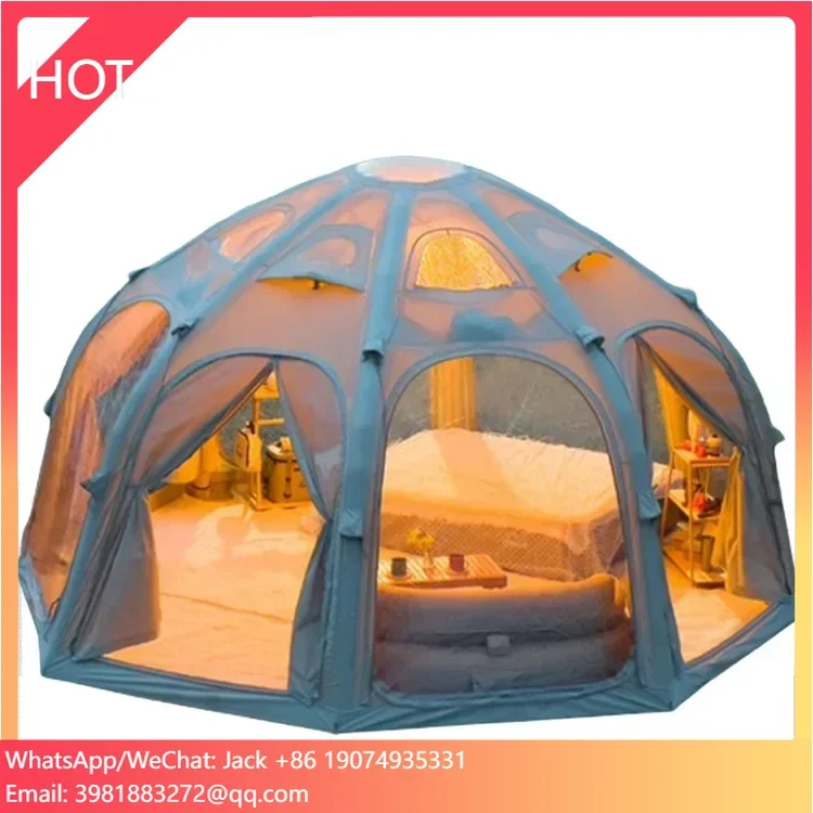 

Luxurious PVC Inflatable Dome Tent for Summer for Outdoor Accommodation During Camping Trips