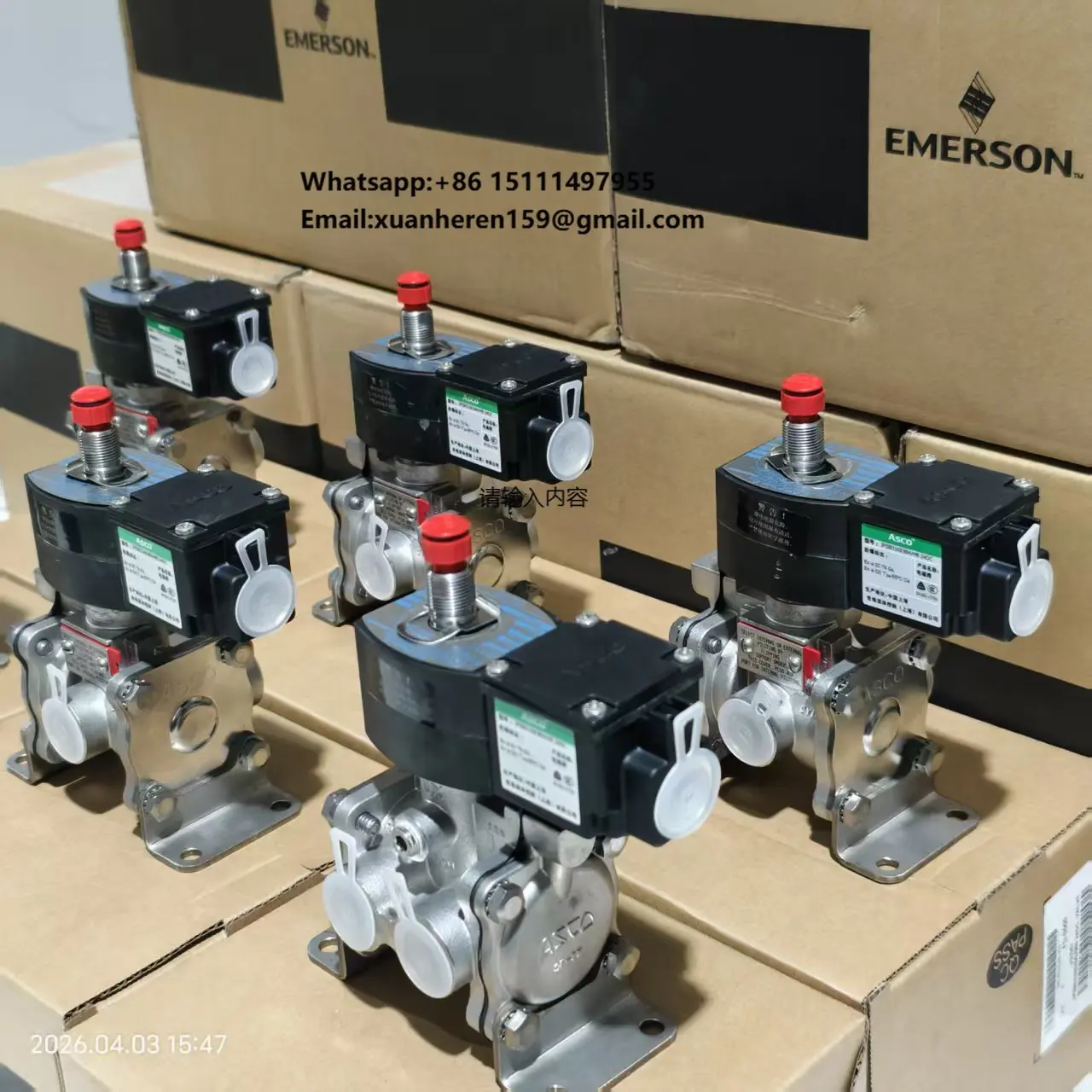 New Original Emerson ASCO Intrinsically Safe Non-Incendive Field Wiring Valves ASCO 8551 8262 8344 Solenoid Valve JPIS8551B313