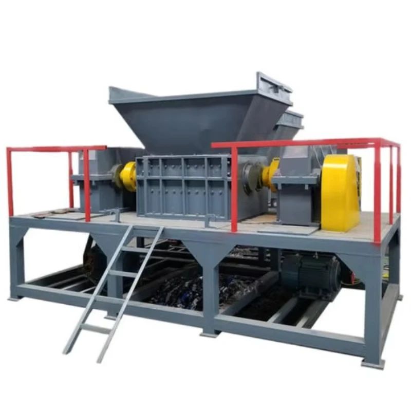 Powerful Electric Waste Plastic Shredder Crusher Machine for Recycling PET Bottles HDPE Films and Various Plastic Materials