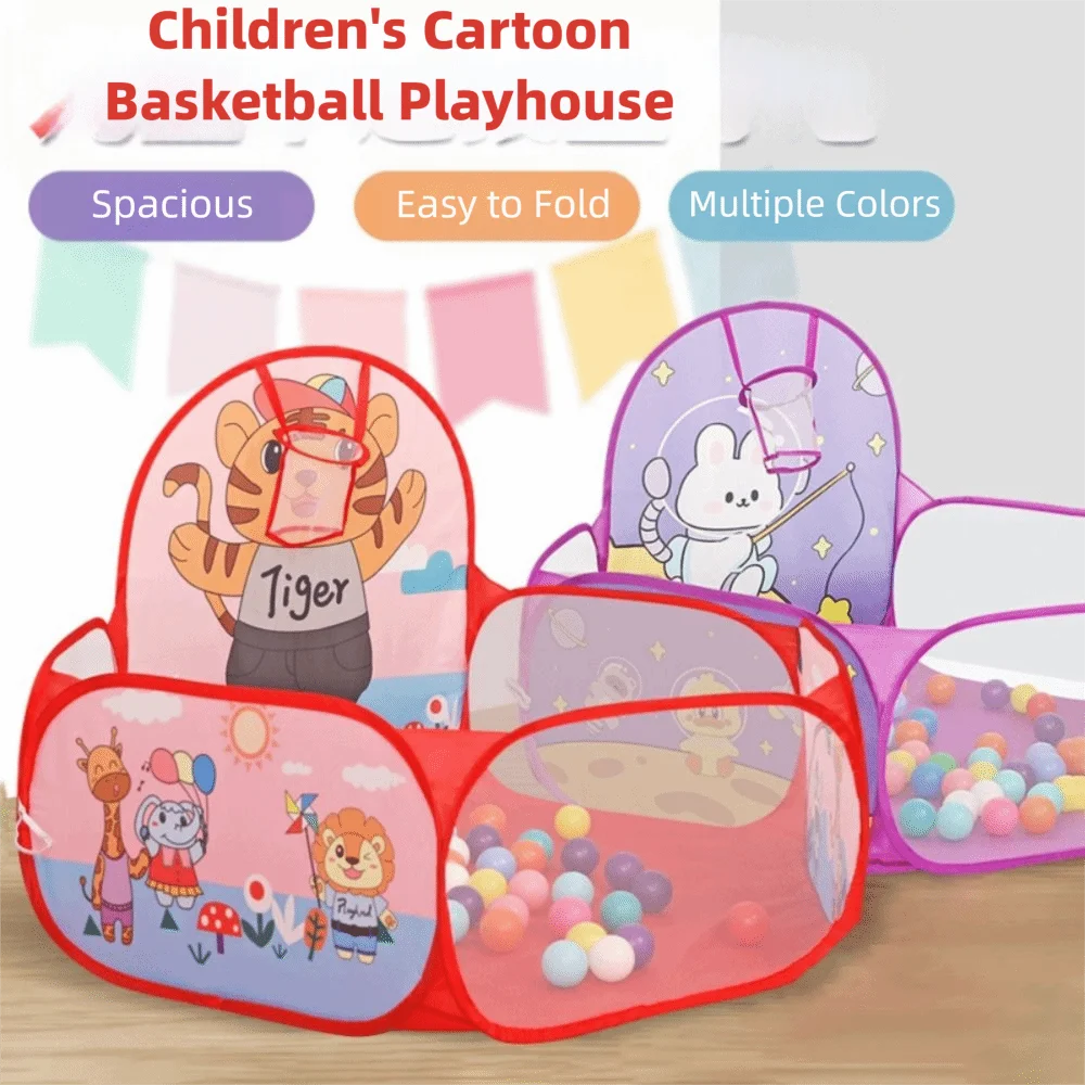 Veiligheid Opvouwbare box Zwembad Zwembad Grote ruimte Kasteelspel Speelbal Kinderbox Ballenbak Ballenbad