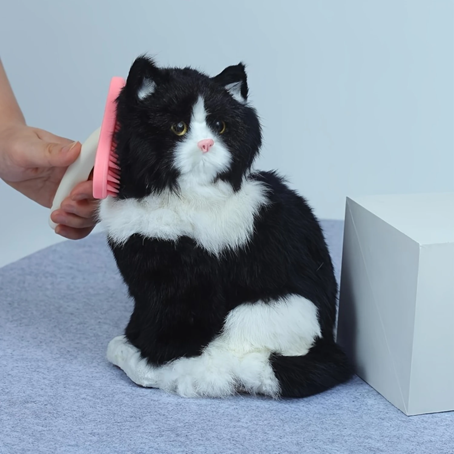 Pet comb automatic hair removal anti-static massage comb suitable for cat and dog grooming