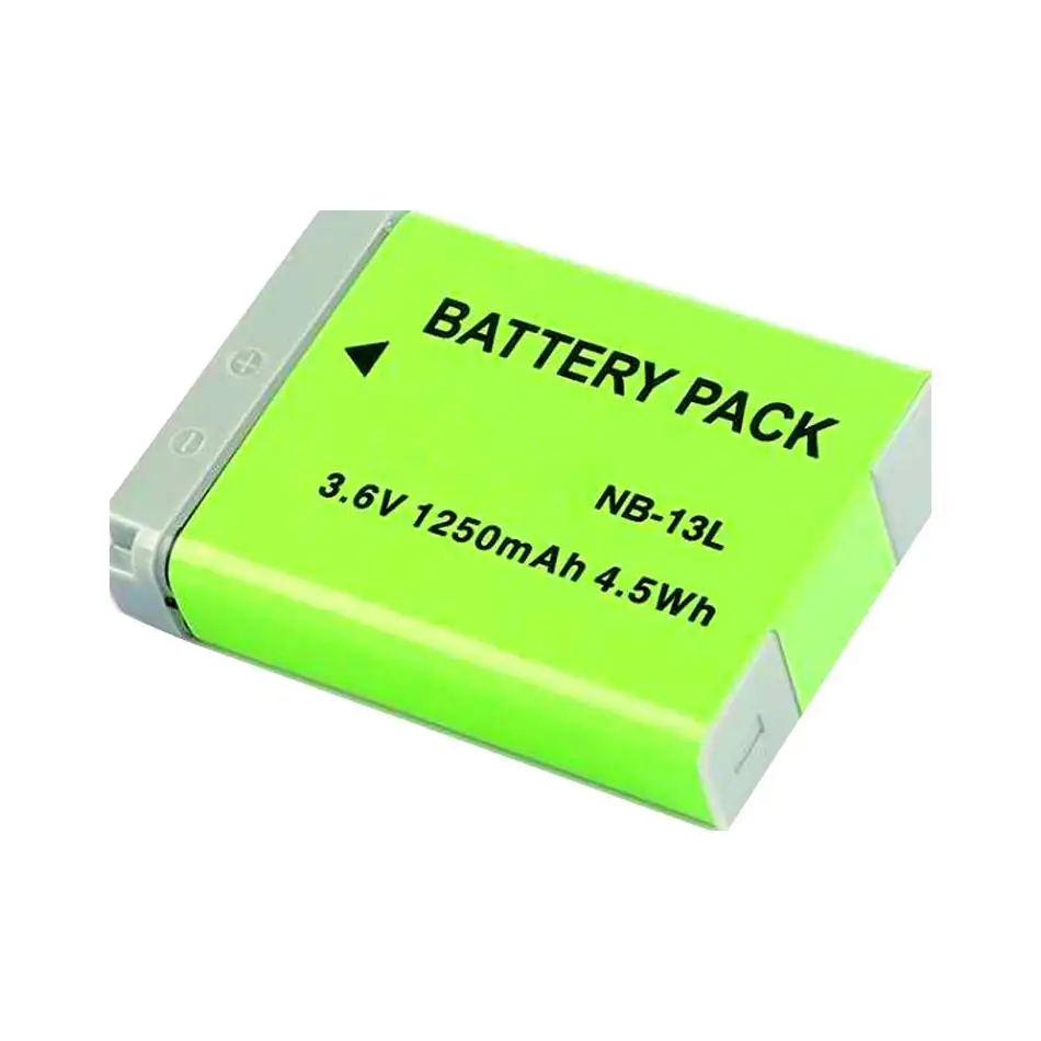NB-13L Camera Battery For Canon PowerShot G5X G7 X Mark II G9X SX720 SX730 SX740 HS CB-2LH 1250mAh Real Capacity