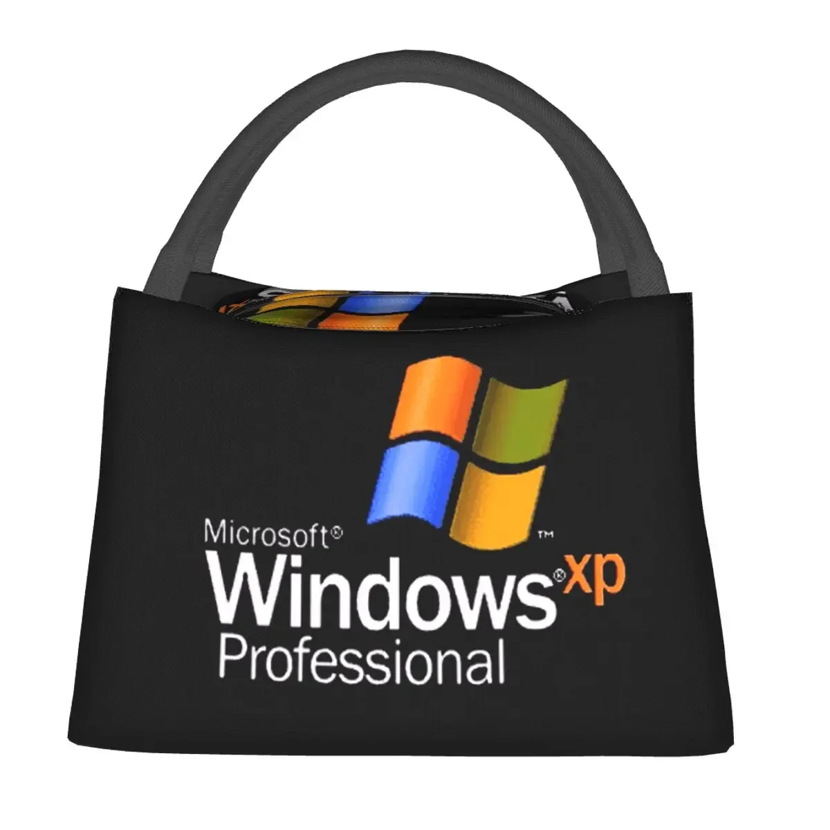 

Сумки для обеда Windows XP, изолированная коробка для бенто, водонепроницаемая сумка для обеда, сумки для пикника, термосумка-холодильник для женщин, детей, школы