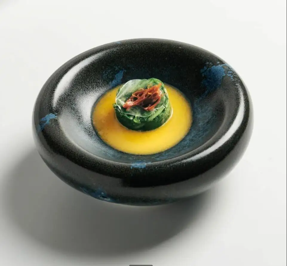 

Изоляционная тарелка в стиле ретро, ресторан, паста, десертная посуда, украшение, скандинавская домашняя кухня, круглая керамическая посуда