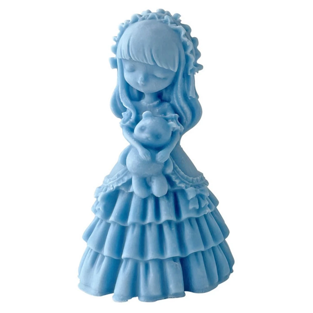 

Aromatherapy gypsum doll ornament mold drip glue mold DIY doll Silicone Mold Scented Making Tools 3D DIY Handmade Fragrance