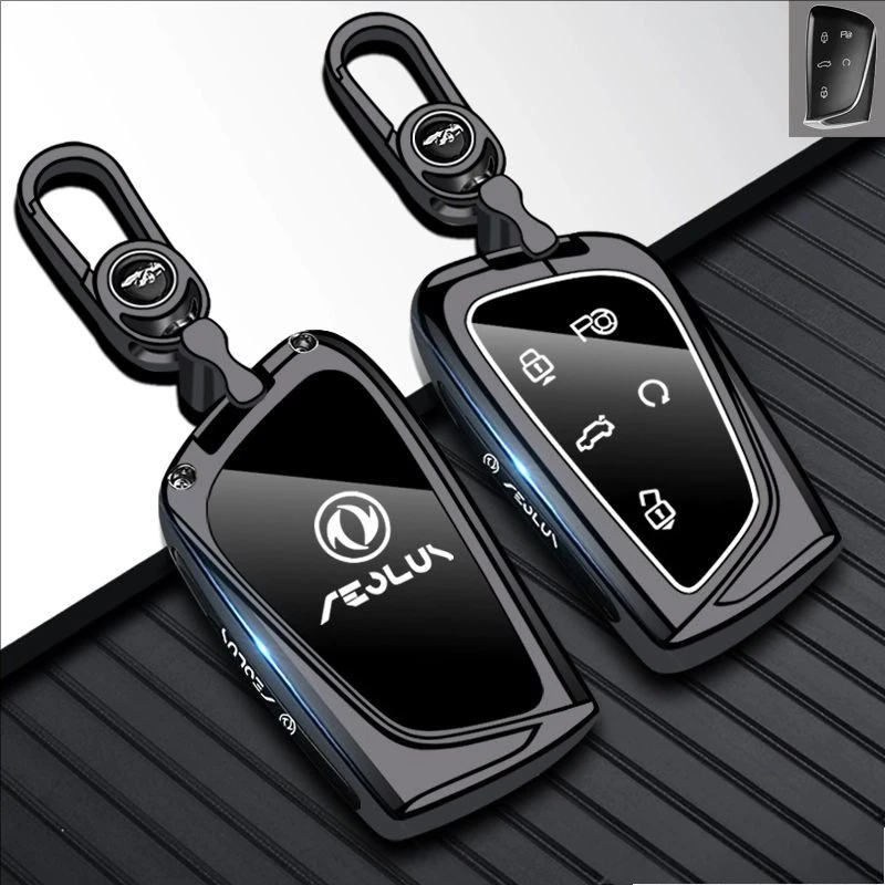 Funda especial para llave de metal para Dongfeng AEOLUS AX7 L7 Mage SKY EV01 enorme HEDMOS HEDMOS 06 funda protectora para control remoto de coche